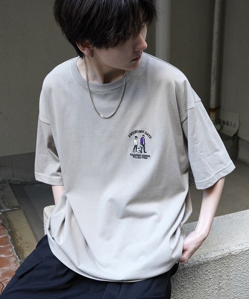 「ILL'S」 半袖Tシャツ M ベージュ系その他4 メンズ