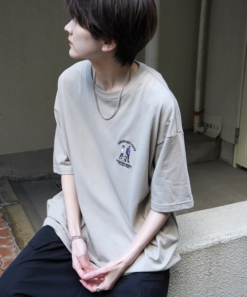 「ILL'S」 半袖Tシャツ M ベージュ系その他4 メンズ