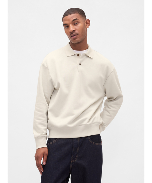 AUBERGE オーバーサイズポロシャツ GAP（ギャップ） ポロシャツ ヘビーウェイト オーバーサイズ ポロ