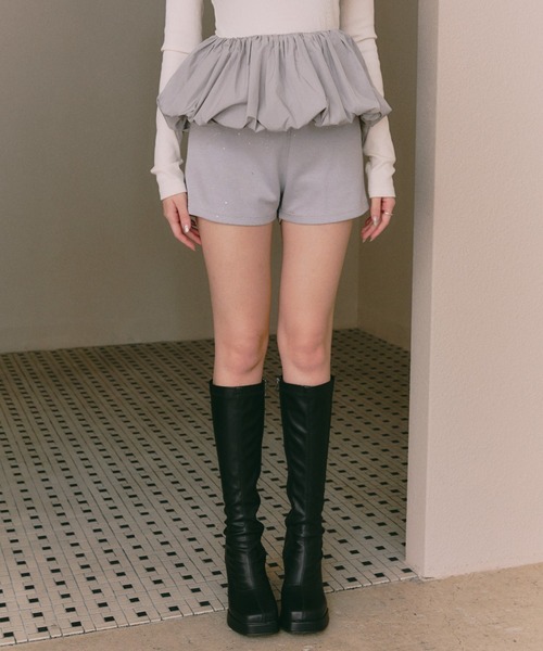 BLONDEY（ブロンディ） パンツ ラメストレッチショートパンツ