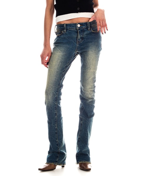 BEEDEN ジーンズ デニム デニムパンツ FIT BOOT-CUT LOWRISE DENIM