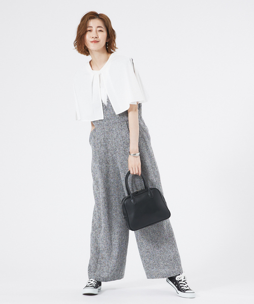 「abahouse mavie」 ノースリーブトップス フリー ホワイト レディース_画像3