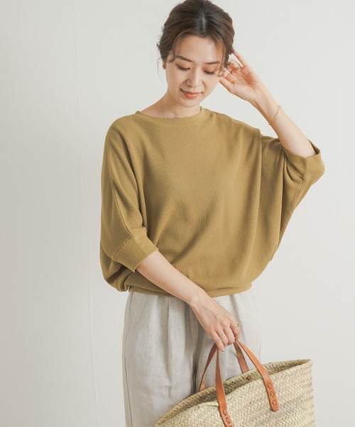 「URBAN RESEARCH DOORS」 ドルマンスリーブカットソー MEDIUM チャコールグレー レディース