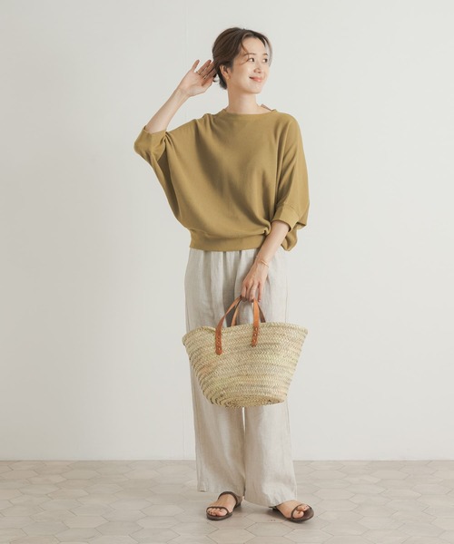 「URBAN RESEARCH DOORS」 ドルマンスリーブカットソー MEDIUM チャコールグレー レディース