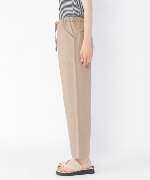 「studio CLIP」 イージーパンツ LARGE カーキ レディース_画像3