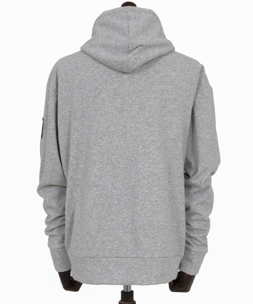 No Rain No Rainbow パーカー mpa3923-back fleece hoody バック 