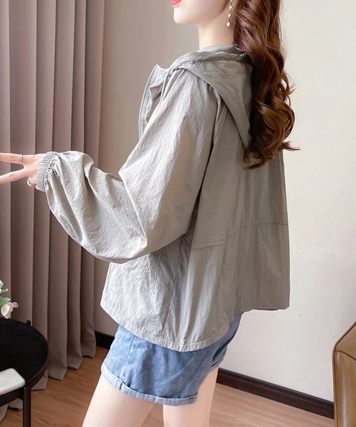 「Miniministore」 ジップアップブルゾン FREE ホワイト レディース_画像4