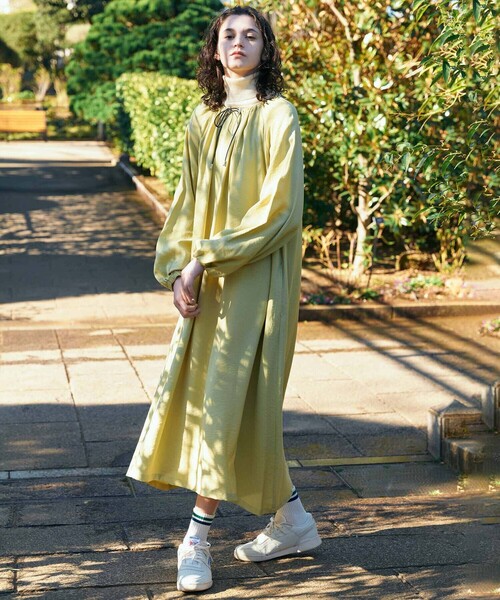 GYMPHLEX（ジムフレックス） ワンピース | ネックギャザー 長袖