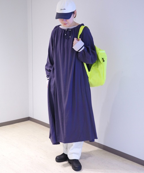 GYMPHLEX（ジムフレックス） ワンピース | ネックギャザー 長袖