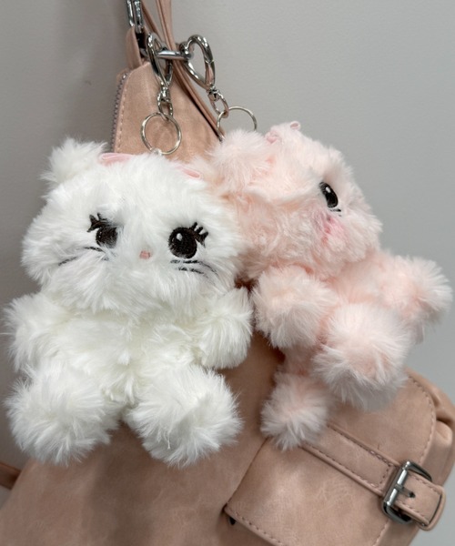 TITTY＆CO.（ティティーアンドコー） チャーム ネコぬいぐるみチャーム