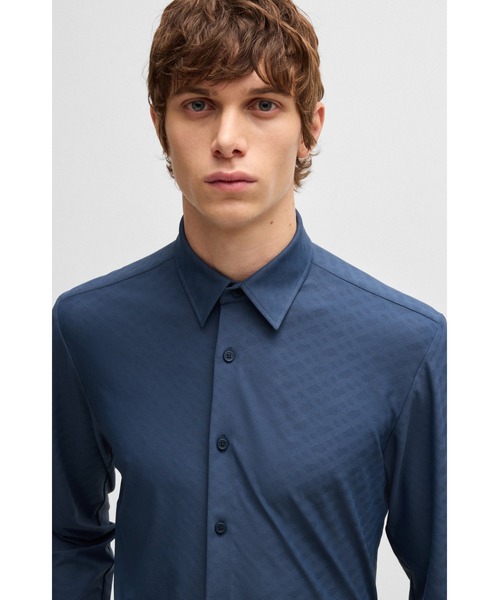 BOSS（HUGO BOSS） シャツ スリムフィットシャツ パフォーマンス