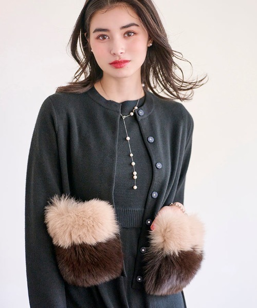 Chesty ワンピース ファーニットアンサンブル : ZOZOTOWN Yahoo!店