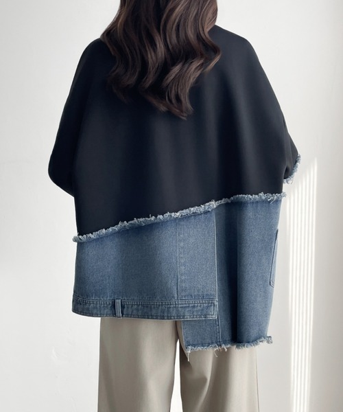 ABITOKYO（アビトーキョー） トレーナー スウェット デニムドッキング