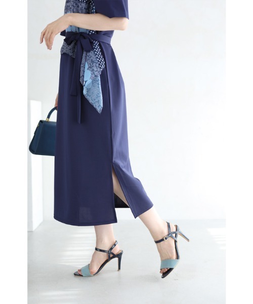 「CAWAII」 半袖ワンピース FREE ネイビー レディース_画像8