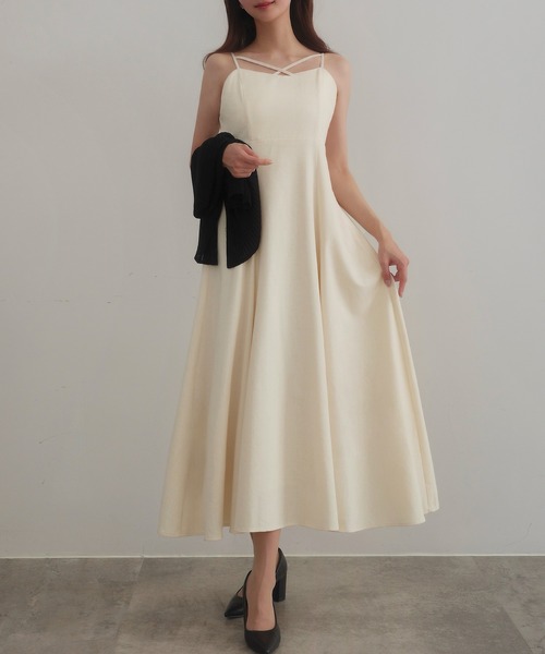 「CENEA」 キャミソールワンピース SMALL アイボリー レディース_画像9