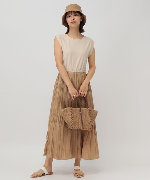 「saloon」 ノースリーブワンピース FREE ブラック レディース_画像5