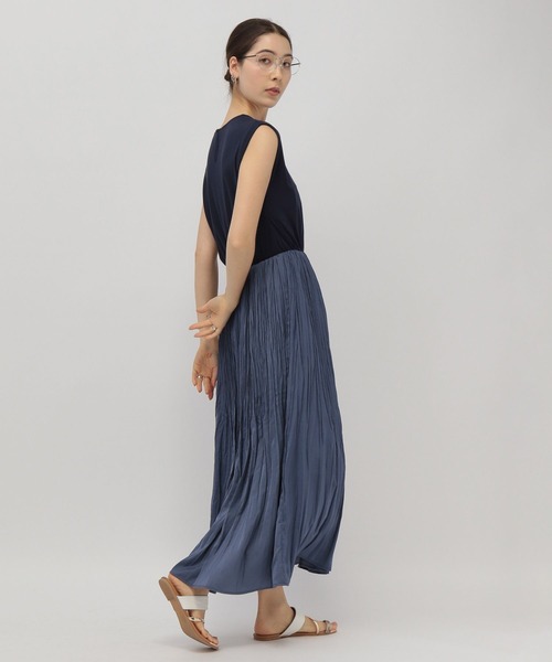 「saloon」 ノースリーブワンピース FREE ブラック レディース_画像6