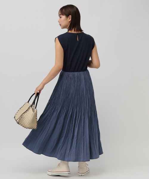 「saloon」 ノースリーブワンピース FREE ブラック レディース_画像7