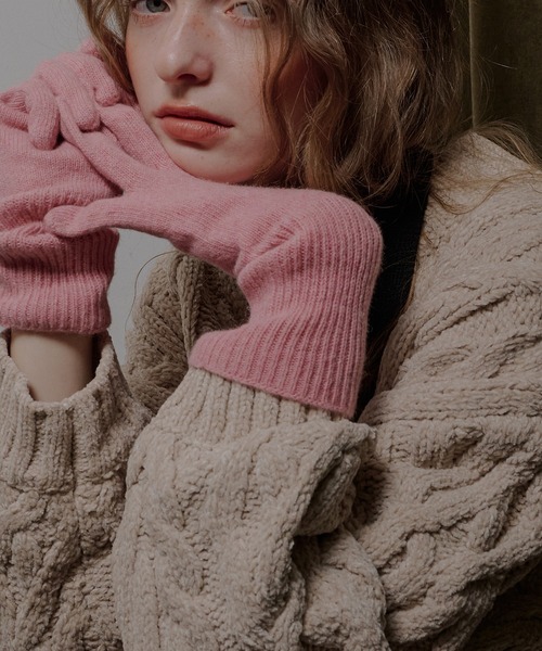 ERMANNO SCERVINO ピンク ケーブルニット ERMANNO SCERVINO ピンク Vネック ニット - メルカリ