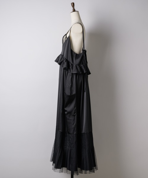 J1U by LA BELLE ETUDE キャミソールワンピース FREE ブラック