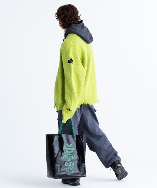 「MASONPRINCE」 ニットカーディガン M ブラウン メンズ_画像5