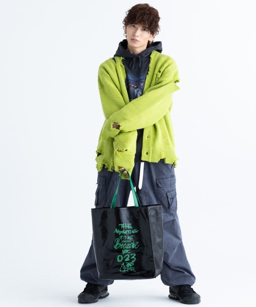 「MASONPRINCE」 ニットカーディガン M ブラウン メンズ_画像6