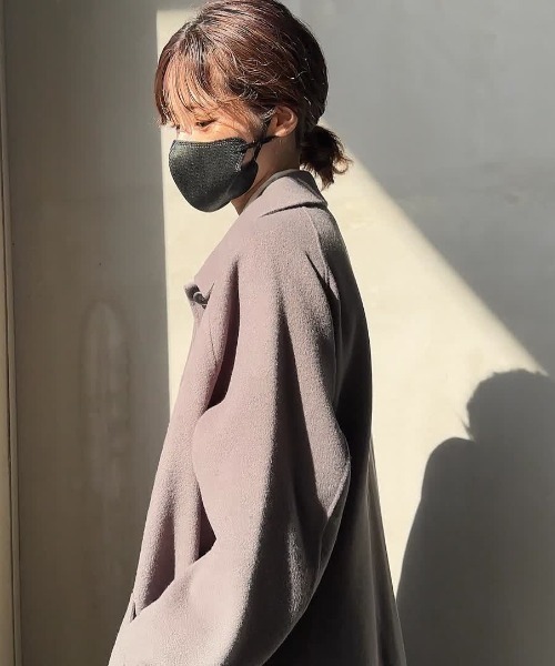 「Audrey and John Wad」 ステンカラーコート M ブラウン レディース_画像5