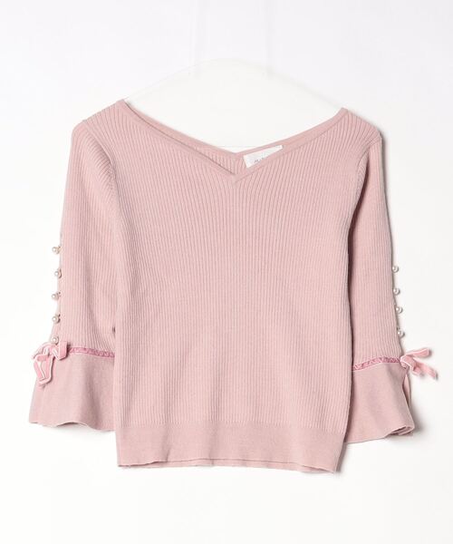 JILL by JILL STUART（ジルバイジルスチュアート） 7分袖ニット FREE