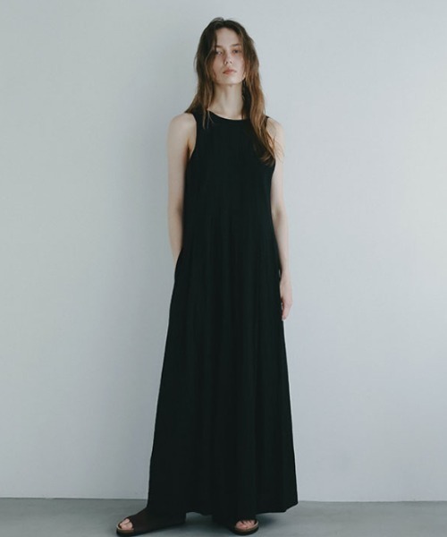 ETRE TOKYO（エトレトウキョウ） ノースリーブワンピース S ブラック