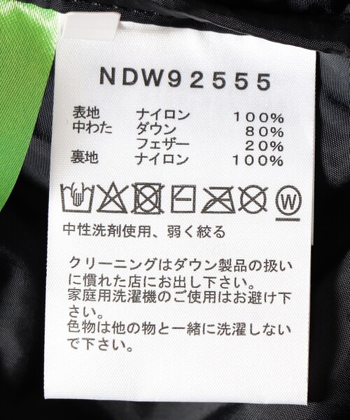 ノースフェイス ダウンコート ダウンジャケット THE NORTH FACE:「手洗い可能」ショート ヌプシ ジャケット レディースの画像