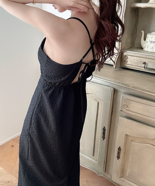 「Meiru」 キャミソールワンピース MEDIUM ホワイト レディース_画像4