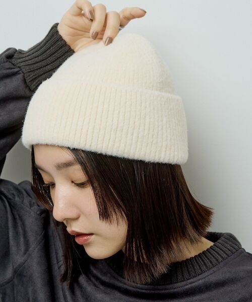 Green Parks（グリーンパークス） ニット帽 ニットキャップ ラメニット