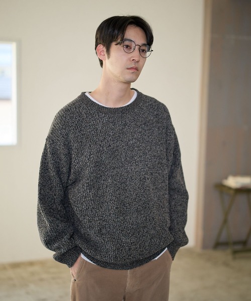 BAYFLOW（ベイフロー） セーター ニット メランジモールニットプル