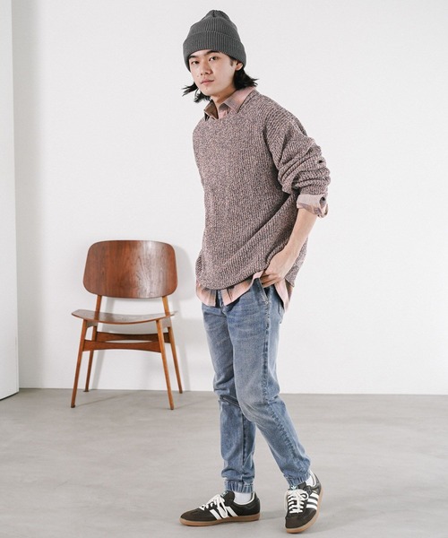 BAYFLOW（ベイフロー） セーター ニット メランジモールニットプル