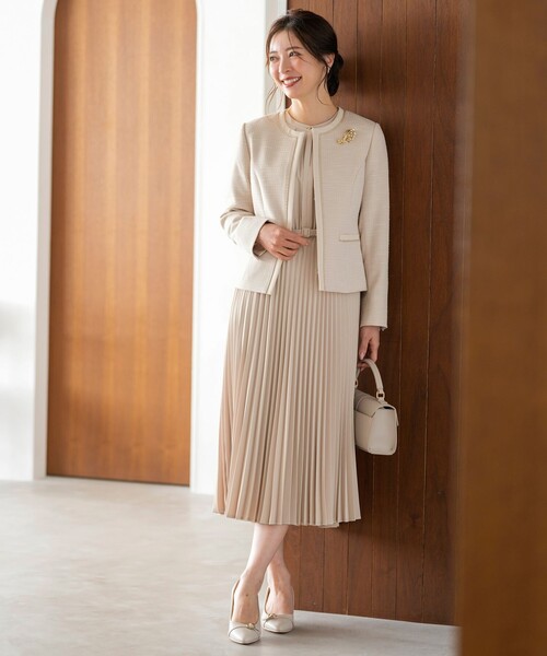 ANY SIS（エニィスィス） ジャケット ノーカラージャケット リップル