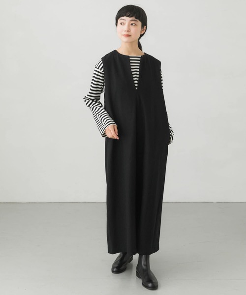 かぐれ サロペットスカート 1 ブラック レディース : ZOZOTOWN Yahoo