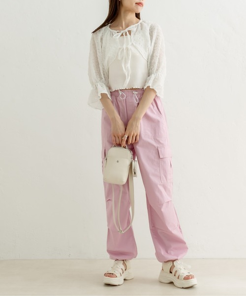 「OLIVE des OLIVE」 ボレロ FREE オフホワイト レディース_画像2