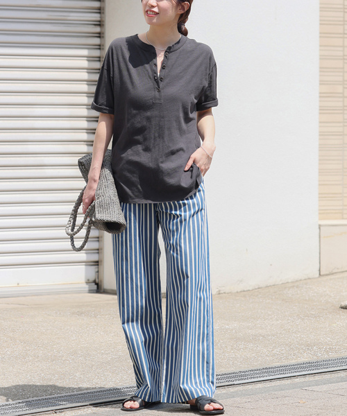 「JOURNAL STANDARD relume」 半袖カットソー FREE ベージュ レディース_画像2