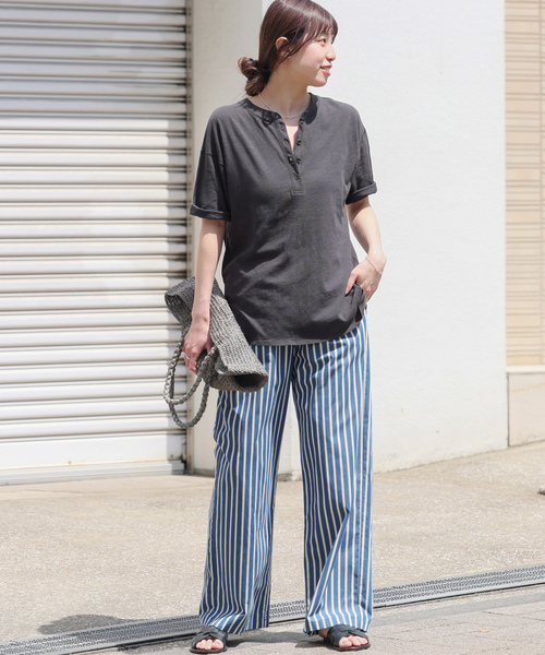 「JOURNAL STANDARD relume」 半袖カットソー FREE ベージュ レディース_画像3