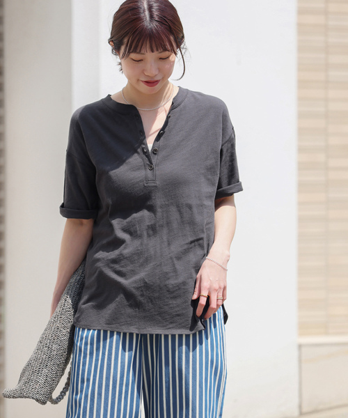「JOURNAL STANDARD relume」 半袖カットソー FREE ベージュ レディース_画像6