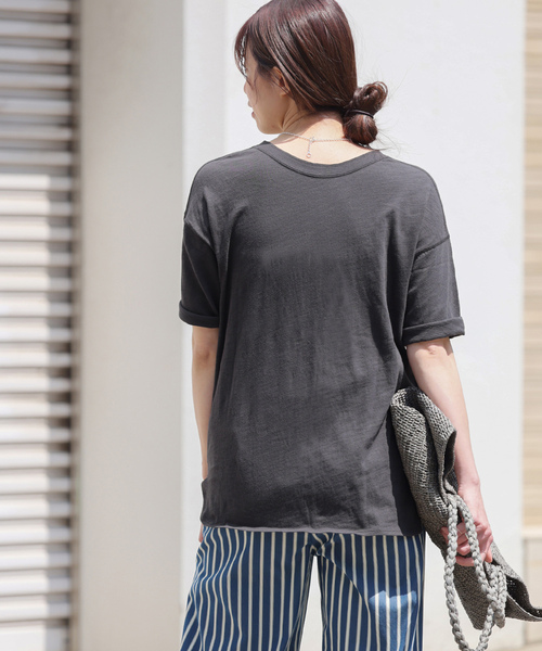 「JOURNAL STANDARD relume」 半袖カットソー FREE ベージュ レディース_画像8