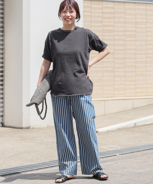 「JOURNAL STANDARD relume」 半袖カットソー FREE ベージュ レディース_画像9