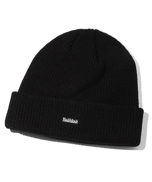 Healthknit（ヘルスニット） ニット帽 ニットキャップ ワンポイント