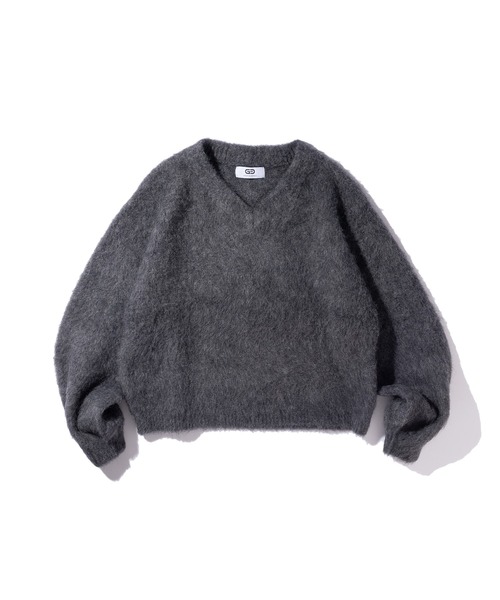 GOAT ESSENCE セーター ニット ALPACA V-NECK KNIT SWEATER メンズ