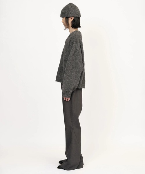 GOAT ESSENCE セーター ニット ALPACA V-NECK KNIT SWEATER メンズ