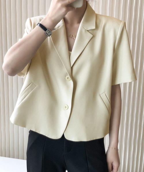 「Miniministore」 ジャケット L ベージュ レディース_画像4