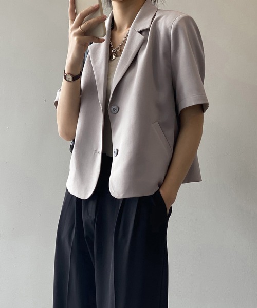 「Miniministore」 ジャケット L ベージュ レディース_画像6