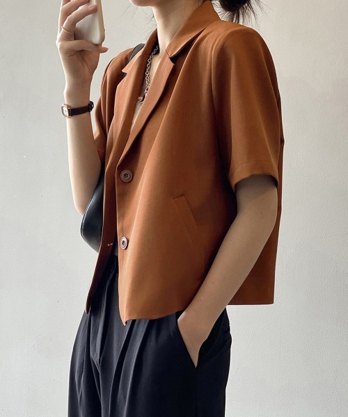 「Miniministore」 ジャケット L ベージュ レディース_画像9