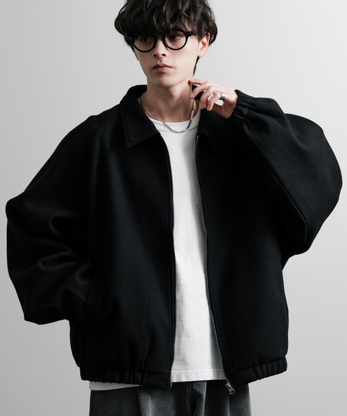 「Rocky Monroe」 ブルゾン M ブラック メンズ_画像2