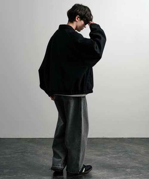 「Rocky Monroe」 ブルゾン M ブラック メンズ_画像4